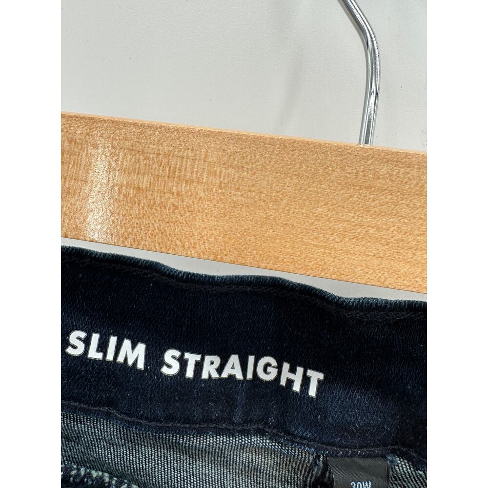 INC International Concepts Slim Straight Dark Wash Blue Jeans Men's Size 30 NWT - Picture 5 of 8